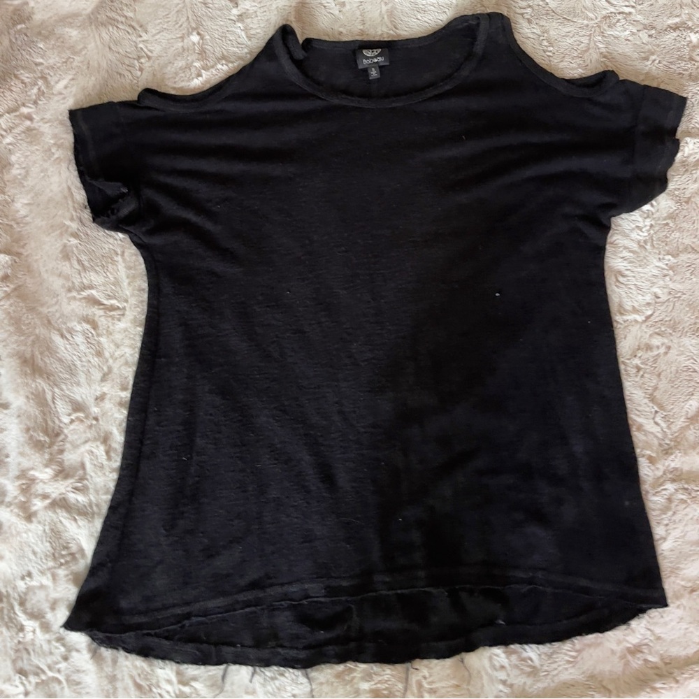 Bobeau by Anthropologie Cold Shoulder knit top